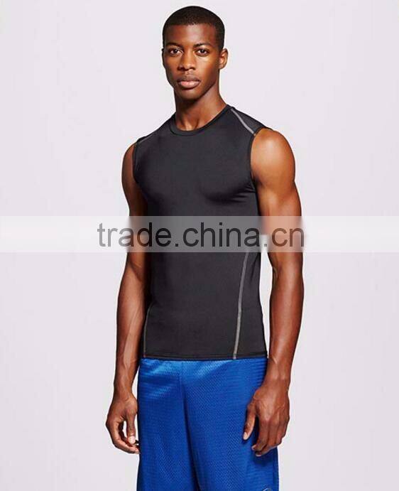 Daijun OEM summer wholesale black polyester fashion athletic tank top