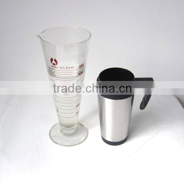 double wall stainless steel plastic tumbler with handle