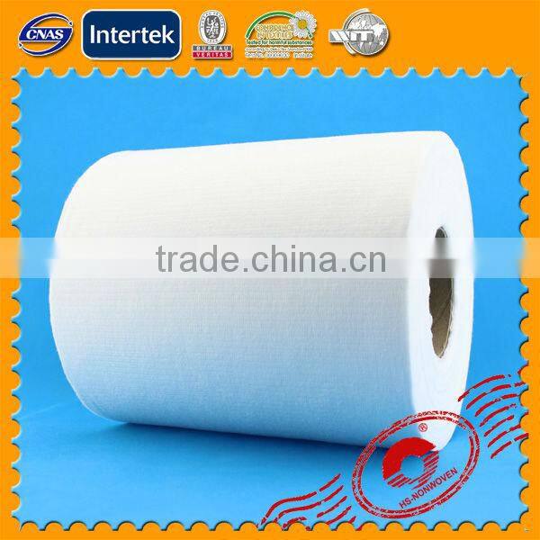 spunlace nonwoven fabric in roll as non woven permeable fabric