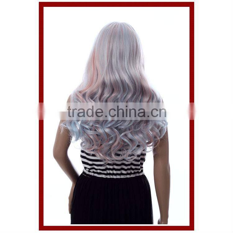 Amazing rainbow color women's wigs