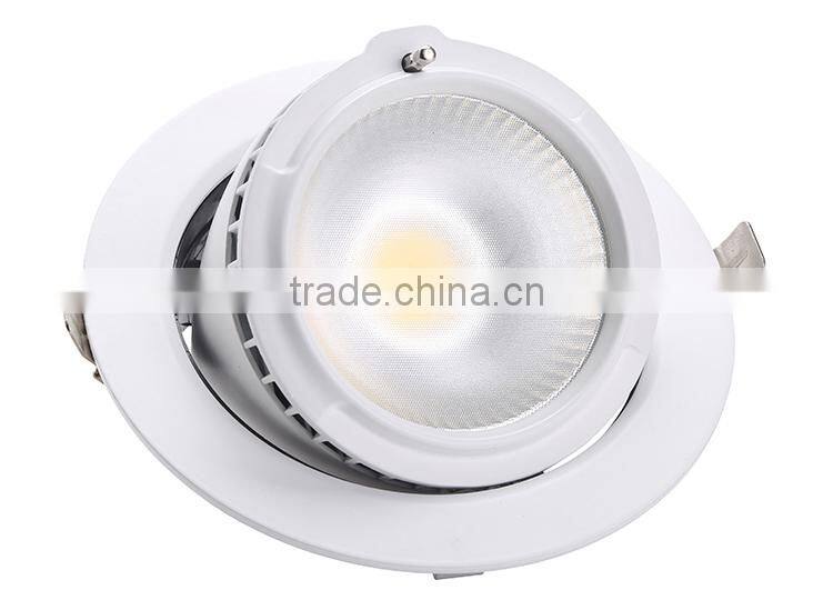 adjustable gimbal cob round led downlights 28w 38w downlight cob