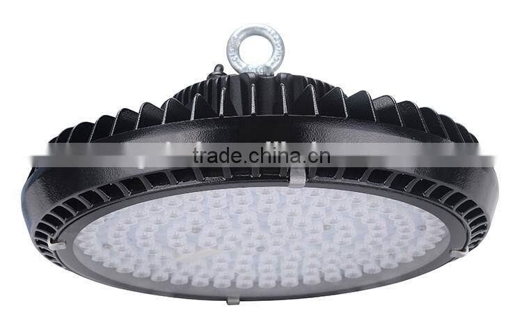 5 years warranty Meanwell driver ufo led high bay light with glass lens