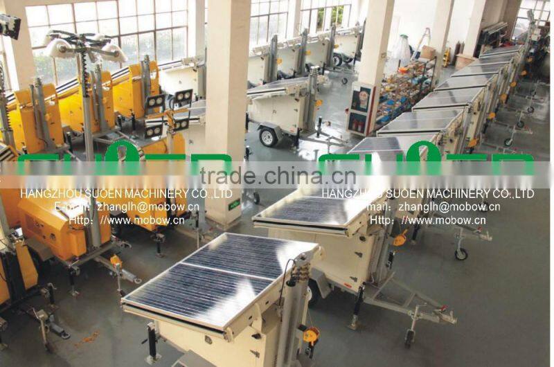 trailer solar lighting tower