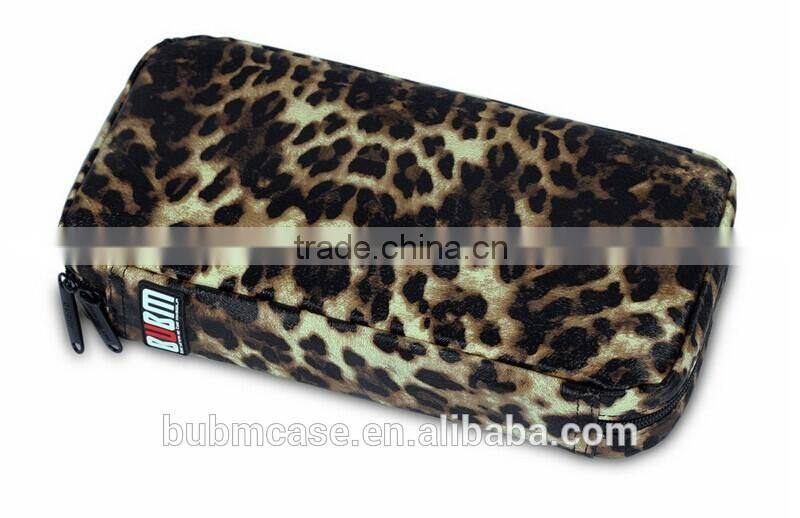 64 Capacity Leopard Grain PU Leather Cover CD DVD Bag CD DVD Storage Bag CD-ROM Package Car Disc Package