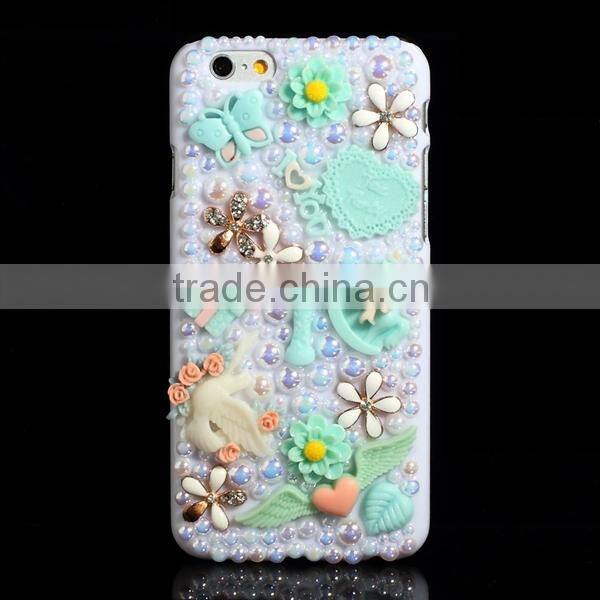 High quality 3D Rhinestone case, manufacture for apple iphone 6 case