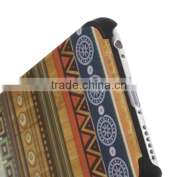 The newest style and hot sale Real Walnut Coated Case For Apple Iphone 6 4.7