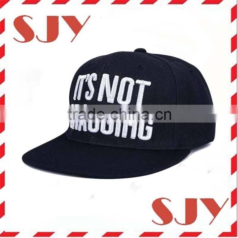 OEM classic pattern 3D embroidery 100% cotton low minimums snapback hat