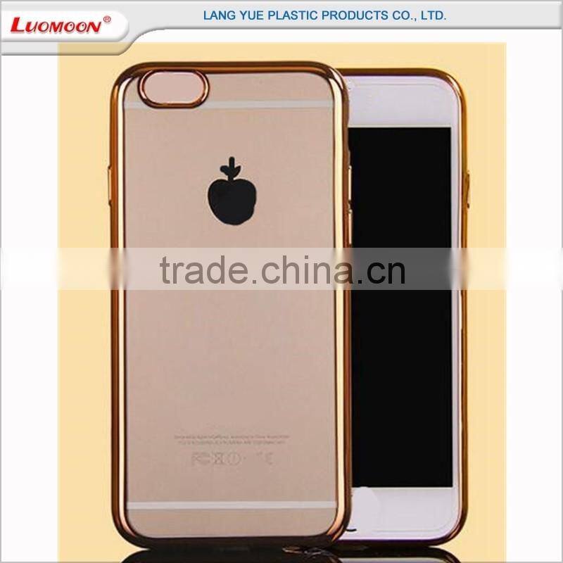 tpu electronplate phone case cover for iphone 5 6 7 s se c plus