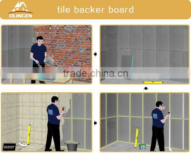 CO2 waterproof tile backer boards