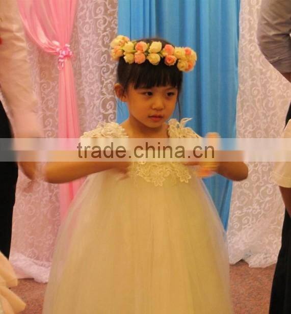 Hawaii Rose Flower Wreath Bridal Party Woman Girls Flower Hair Accessory