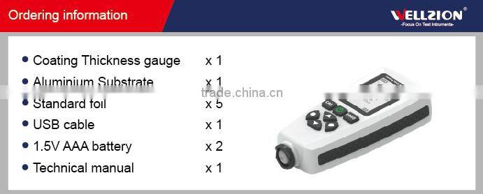 EC-770,coating thickness gauge,digital thickness tester,0~1300um; 0 to 51.2mils