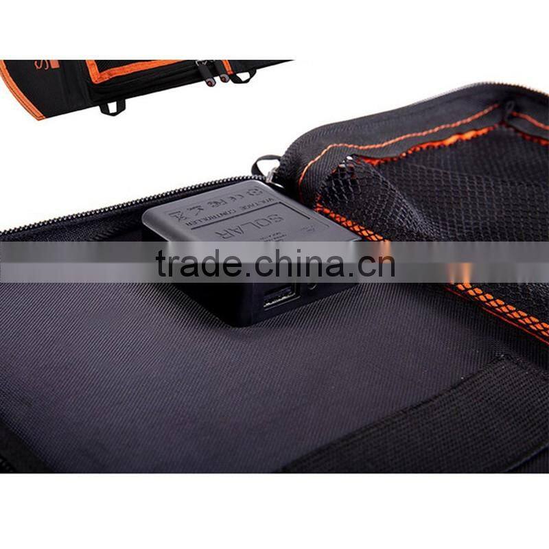 12V 24W flexible foldable solar mobile phone charger