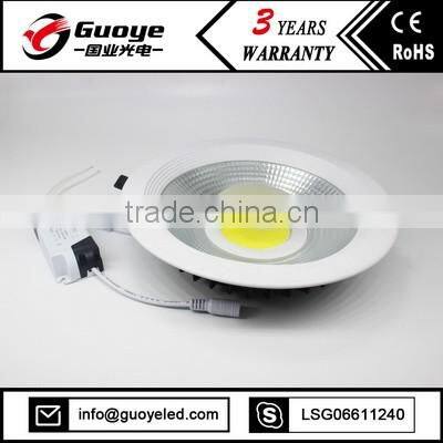 hight lumen 15W led down light fixtures with 15W COB lamp