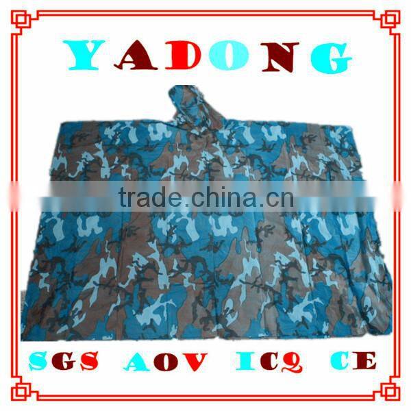 pvc army rain poncho
