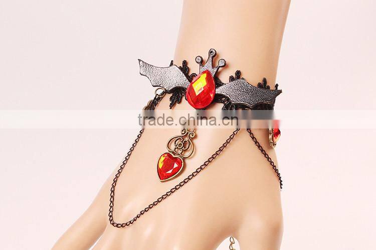 MYLOVE hot Halloween jewelry lace bracelet with bat very sexy MLS288