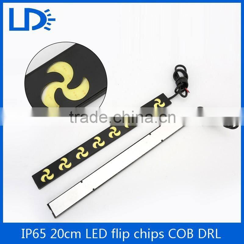 Manufacture supply slim flexible cob led daytime running lights for volvo cars