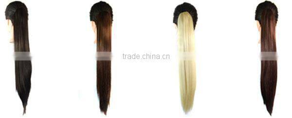 Classic Long Straight Brown Clip in Hair Extension