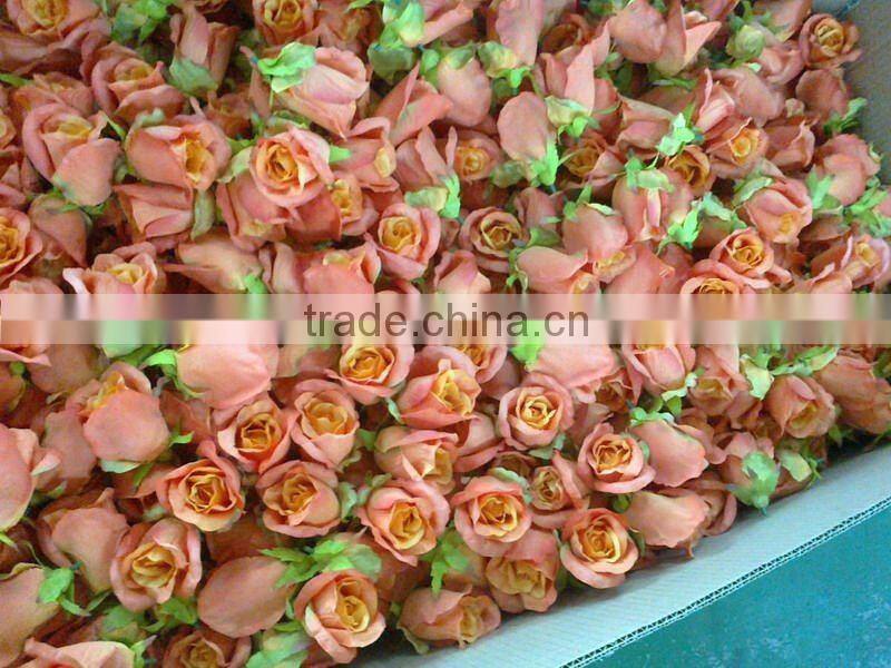 artificial sinlge rose bud small