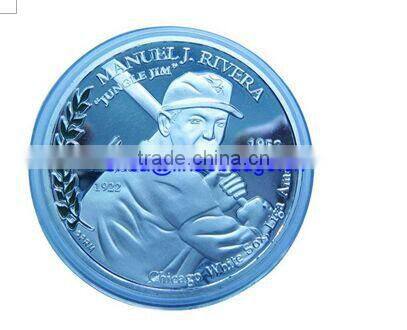Custom commemorative souvenir coin medallion,metal zinc alloy coin,memory silver medal coin
