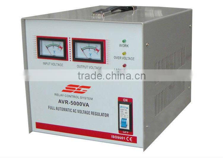 SGAVR 500VA1KVA1.5KVA2KVA3KVA5KVA3000VA5000VASINGLE PHASE ac Automatic Voltage regulator full automatic ac voltage requlator