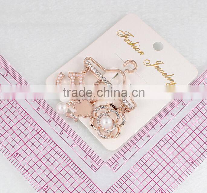 2016 new lady peal silk brooch
