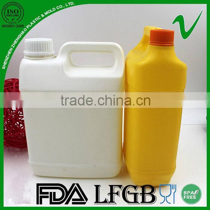 HDPE recyclable high quality rectangular industrial use bottle for sale
