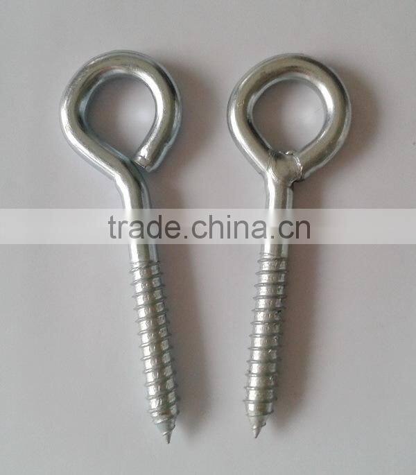 eye hook wood screw / stainless steel wood screw/ eye bolt wooden screw