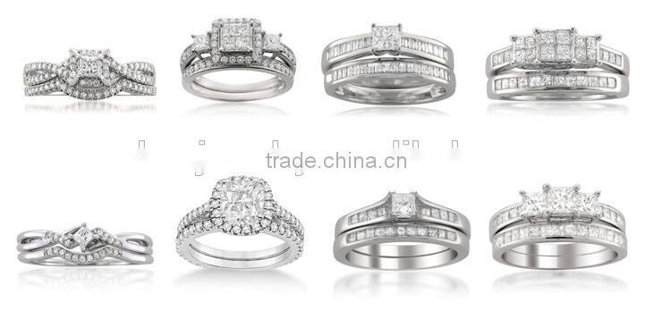 s925 sterling silver premier jewelry cubic zirconia crystal orange gemstone heart diamond wedding rings stainless steel bands
