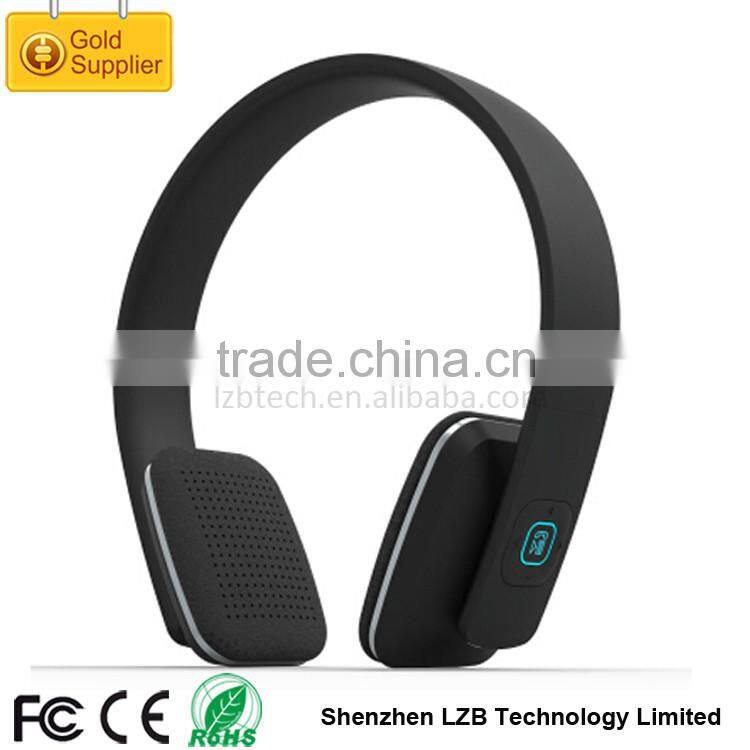 New Design for 2016 Wireless Bluetooth Stereo Headphone with 2 Ways Radio for Mobile Phones