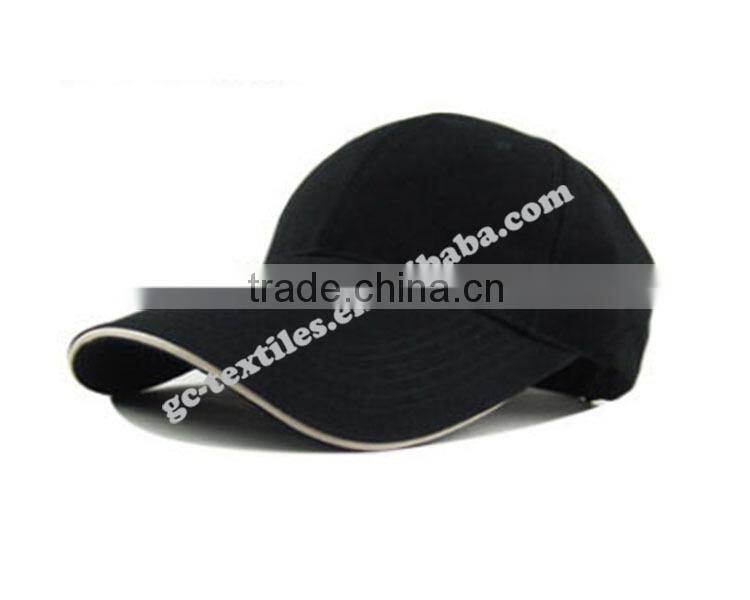 china supplier cotton twill OEM logo sandwich baseball cap