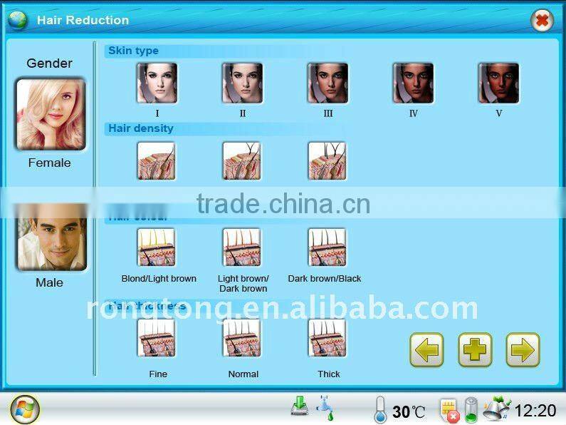 Desktop butterfly Hair removal machine IPL laser FDA approved butterfly design
