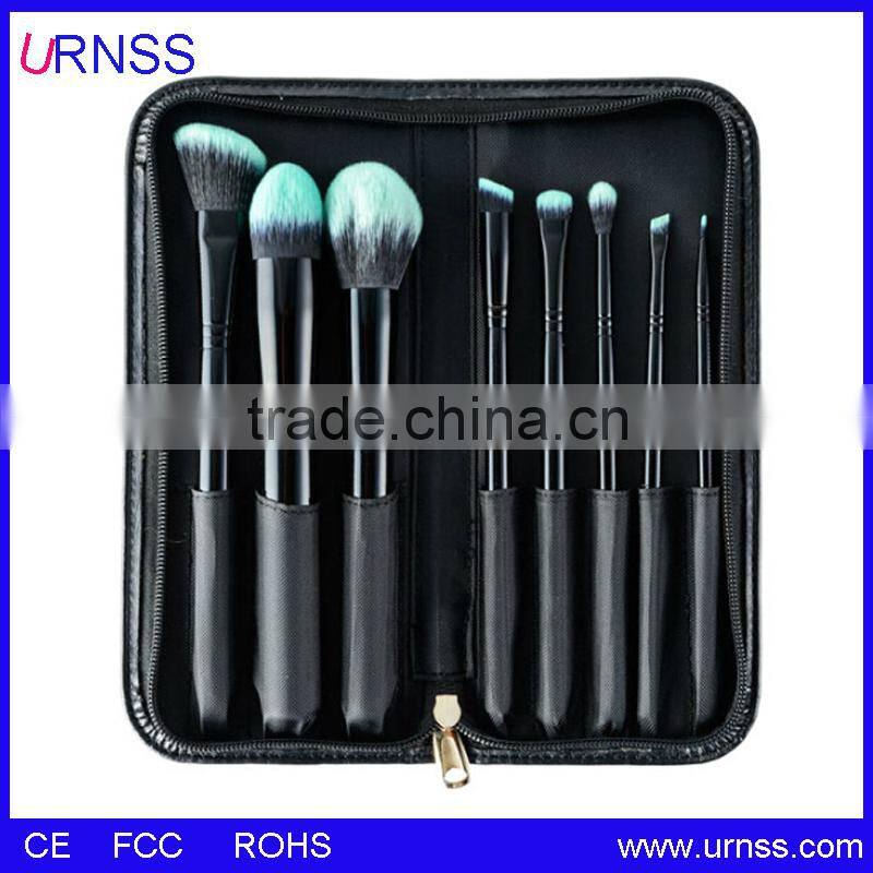 Hot sale 10 piece custom made private label cosmetic brush set