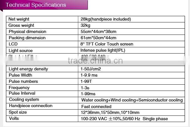 Sale!IPL machine A003/hair removal ipl for salon use and home use/Golden Supplier