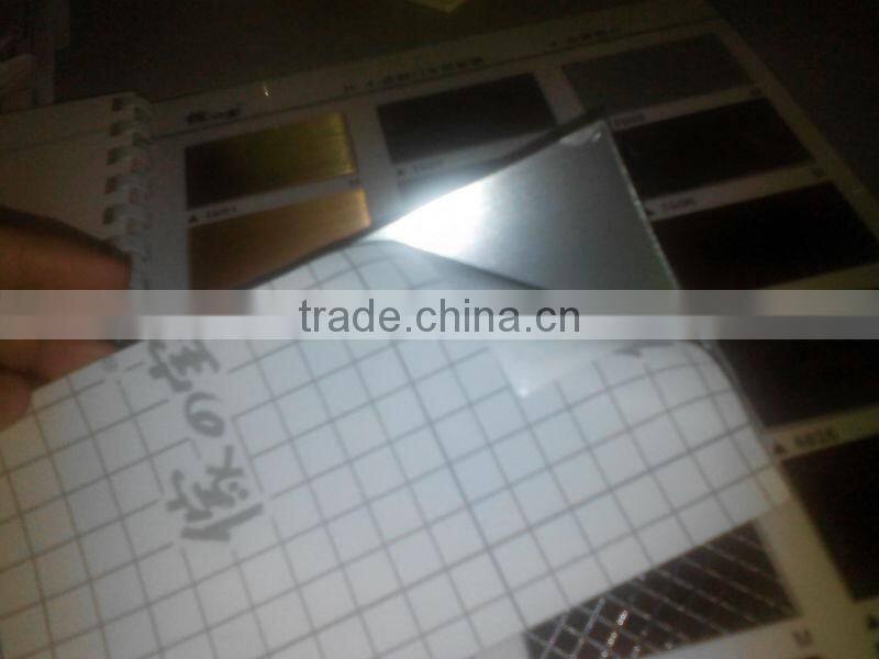 metallized Self adhesive cold laminated film for decoration