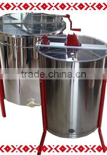 Apiculture manual stainless steel 2 frame self-reversal honey extractor for sale