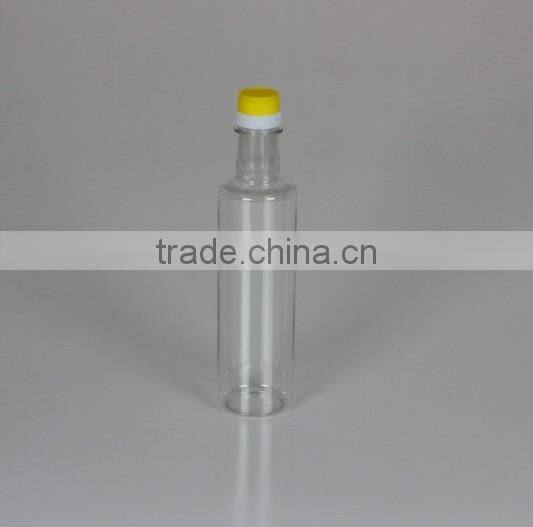 round cooking oil PET packing bottle for 250ml 500ml