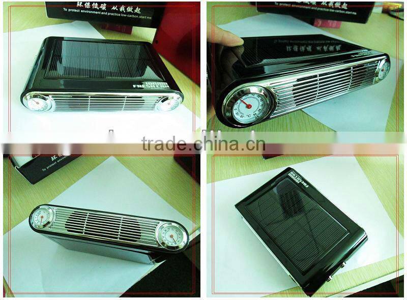 Car Air Purifier with Solar Oxygen Bar (factory price)