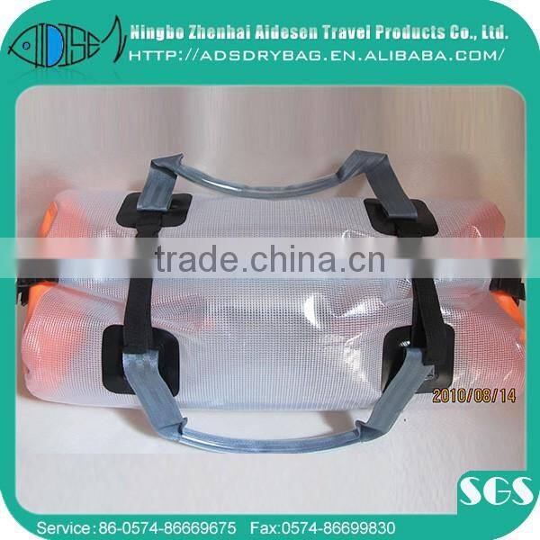 2013waterproof PVC TransparentTarpaulin fishing bag35L