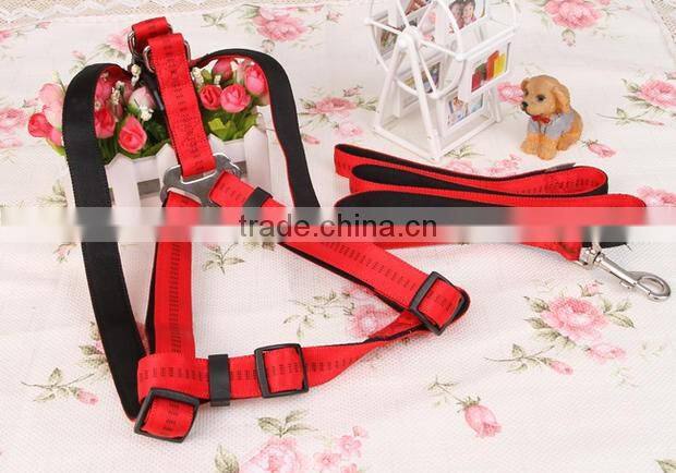Wholesale pet dog leash and dog harness vest
