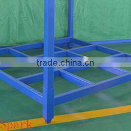 Blue tyre pallets