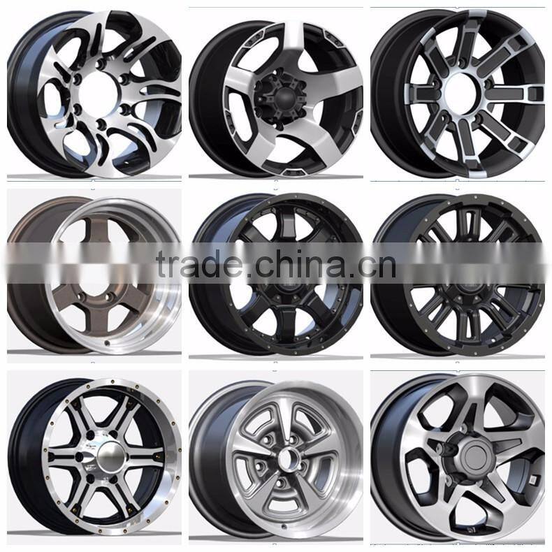 2017 new brand car aluminium alloy wheel rim for sale 15x7 16x7/8 17x8.5 18x8 19x 20x9.0 22 x8.5