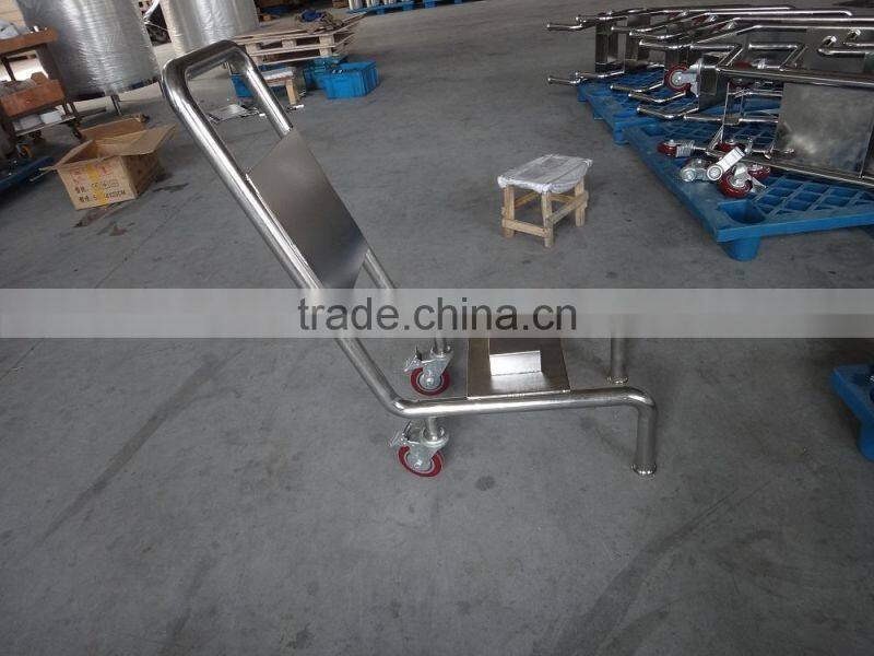 Stainless Steel Pump Cart Beer Brew Equipment For Pub Carrying Pump