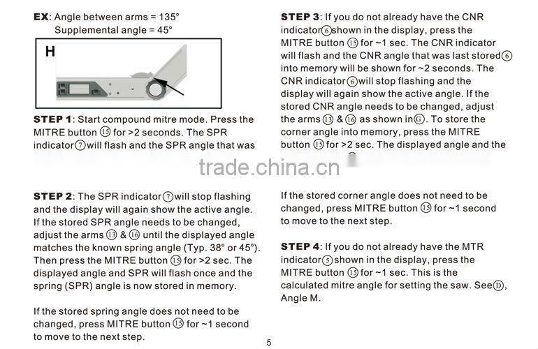 Multifunction renovation tool high Precision electronic digital angle