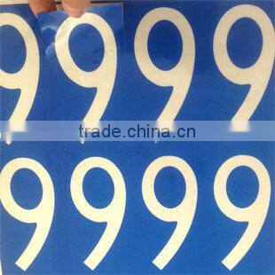 reflective reusable vinyl letter 3m outdoor sticker