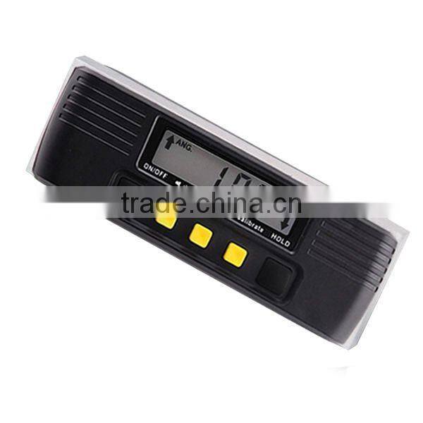 Digital Bevel Protractor Inclinometer Angle Meter Finder 360 Degrees w/ Alarm Function