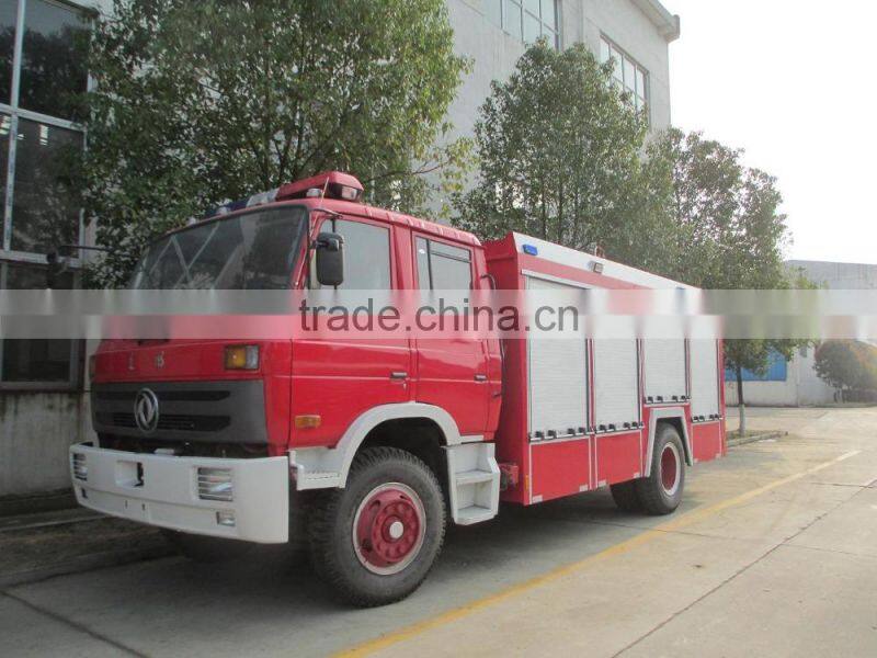 Dongfeng hot sale 6000L fire truck weight