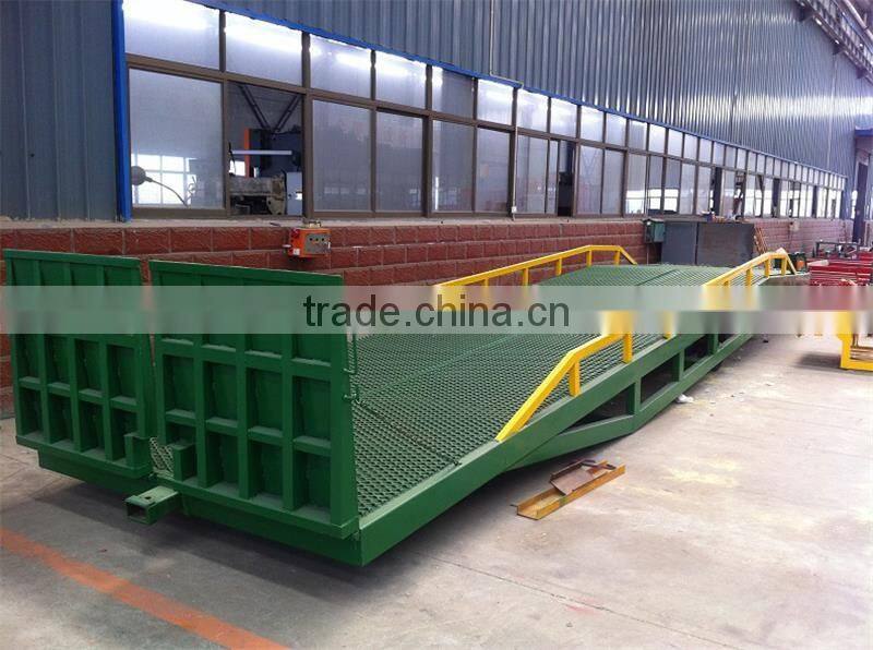 Mobile Dock Ramp For Container Load And Unload With Forklift