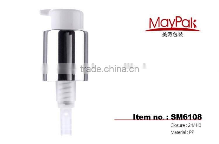 High quality white color aluminum PP material 24/410 treatment pump