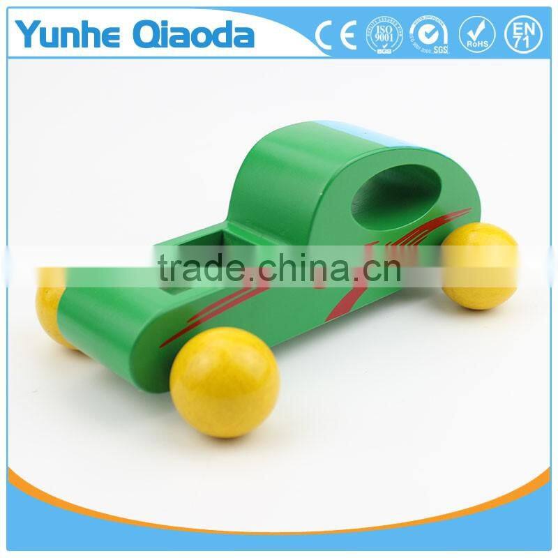 green color car toy for kids,Education city games wooden car model toy