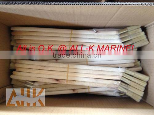 Angle radiator brushes